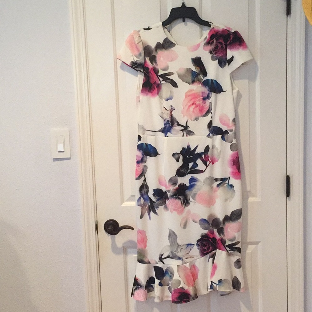 Betsy Johnson Sz 14 floral dress
